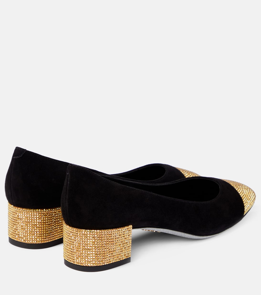 Bonnie embellished suede pumps | Rene Caovilla