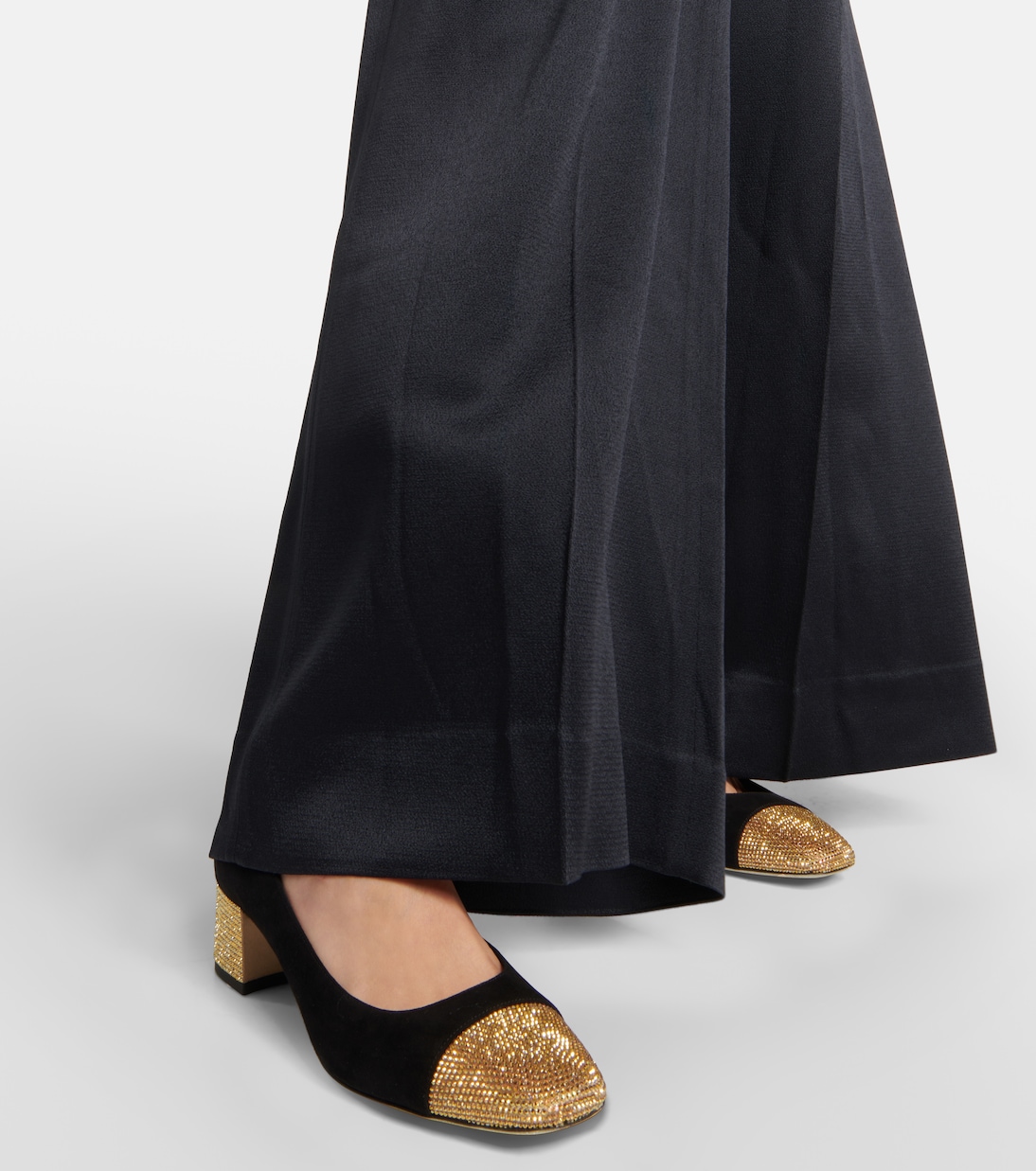 Bonnie embellished suede pumps | Rene Caovilla