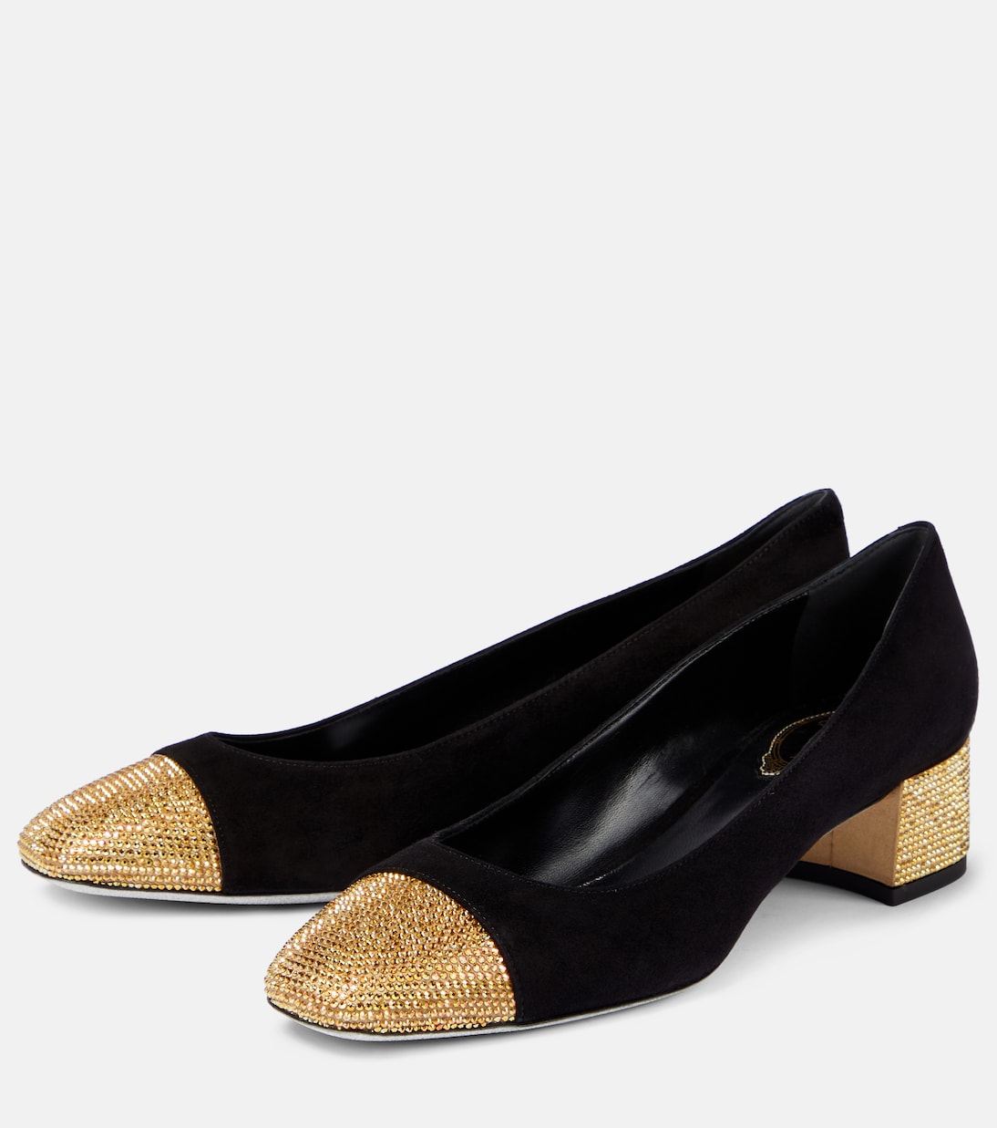 Bonnie embellished suede pumps | Rene Caovilla