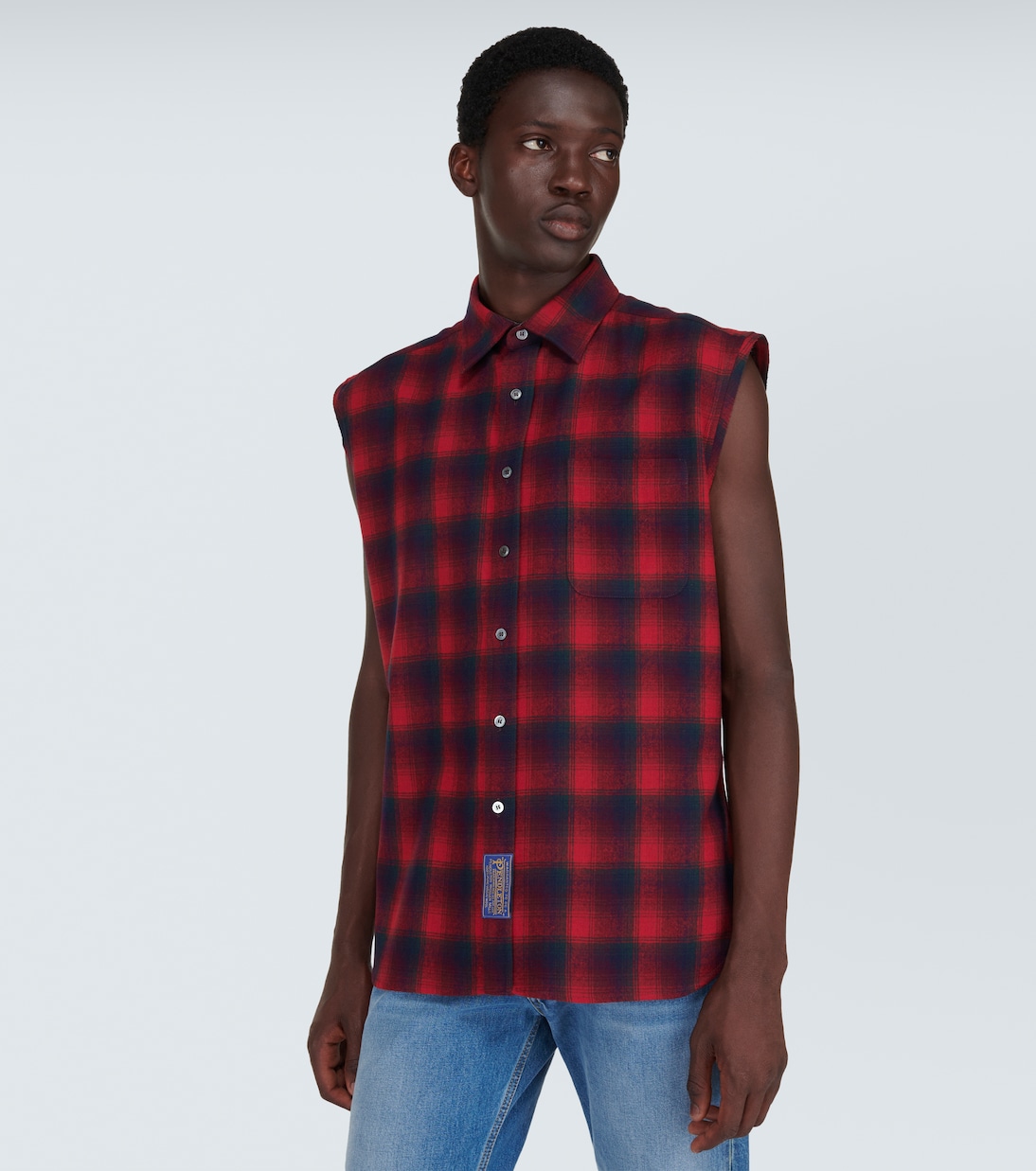 x Pendleton - Camicia in lana senza maniche | Maison Margiela