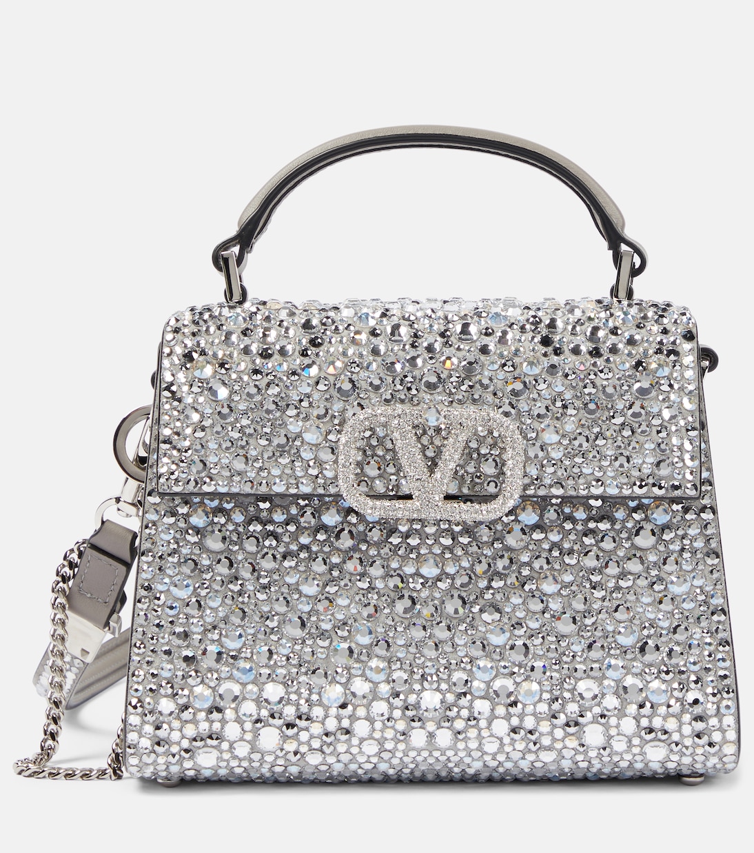 Schultertasche VSling Mini mit Kristallen | Valentino Garavani