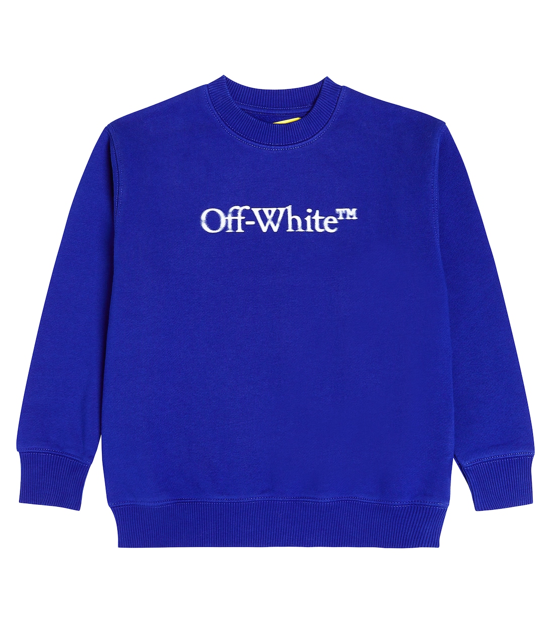 Felpa in jersey di cotone con logo | Off-White Kids