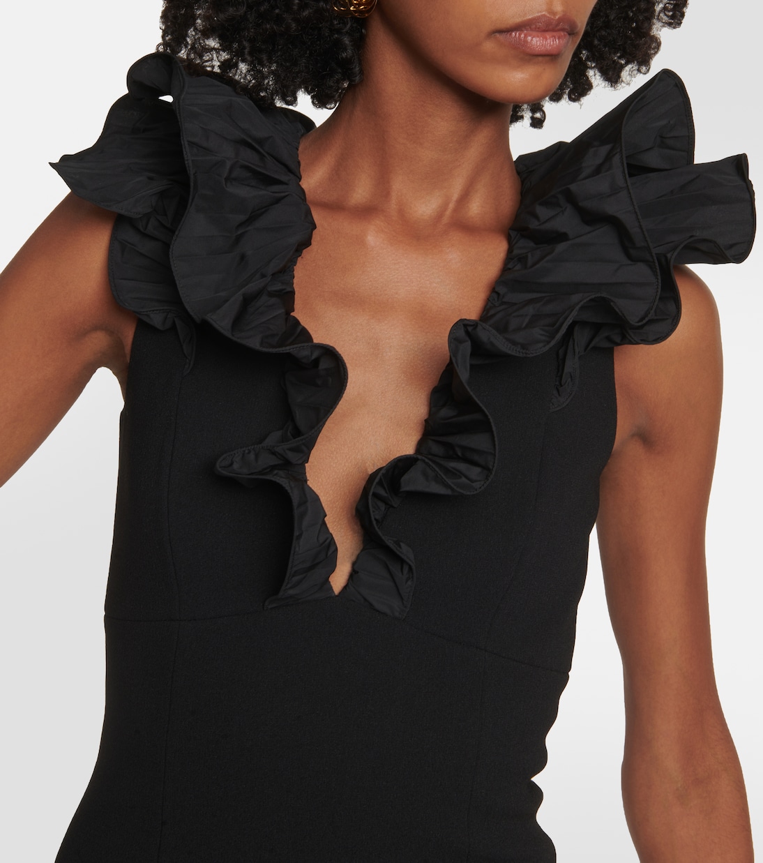 Midikleid Chloé aus Crêpe | Rebecca Vallance