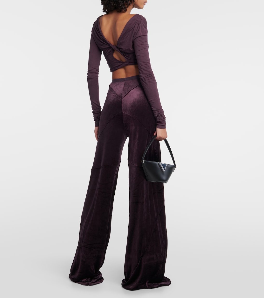 Pantaloni a gamba larga in velluto | Rick Owens