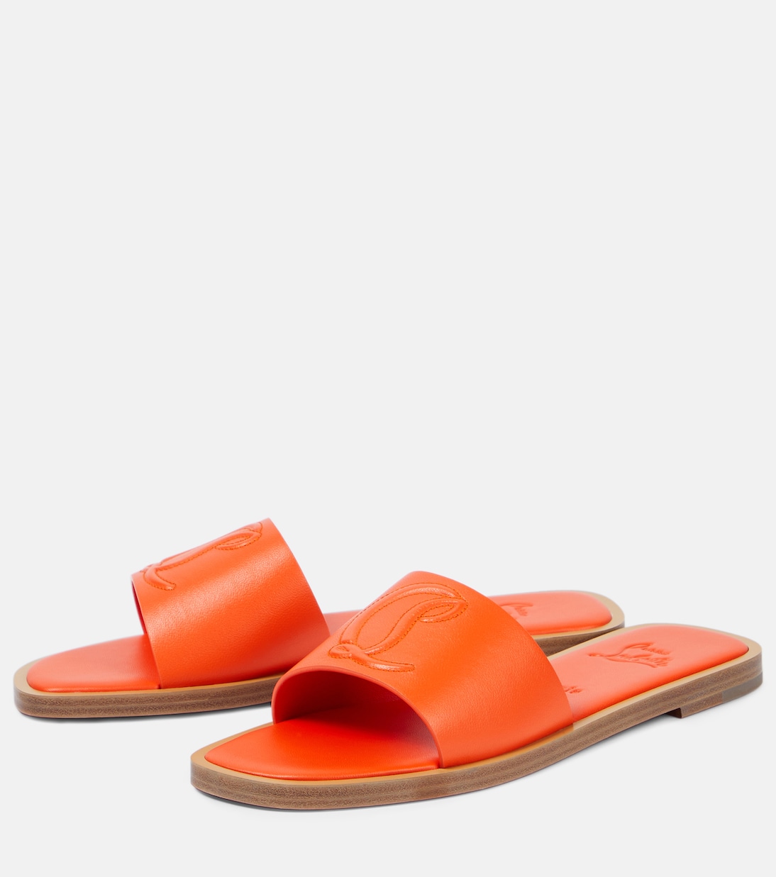 Sandali CL in pelle con logo | Christian Louboutin