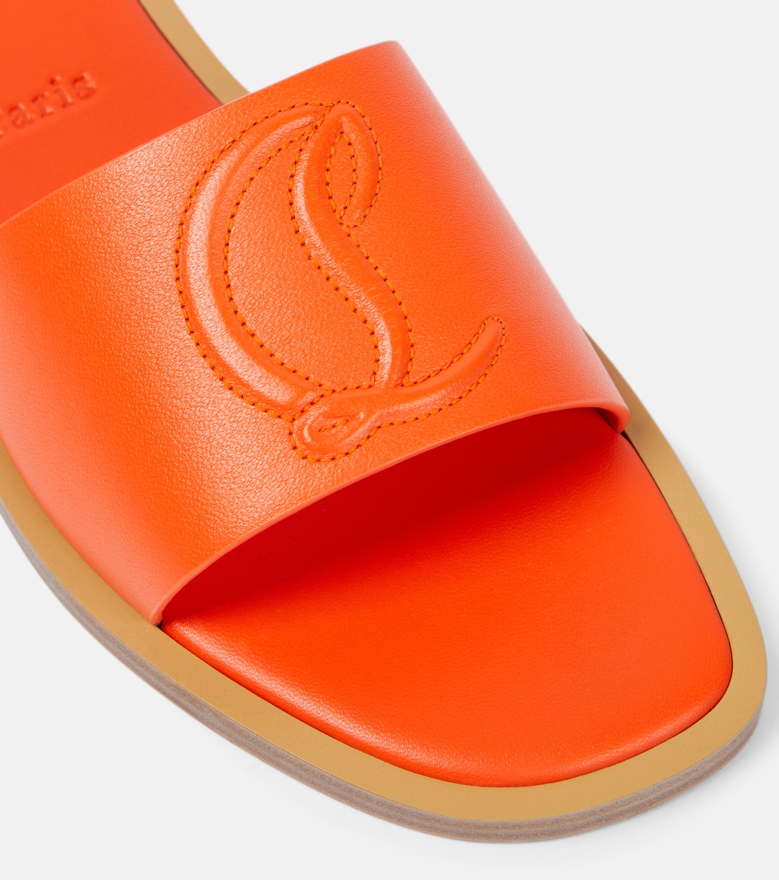 Sandali CL in pelle con logo | Christian Louboutin