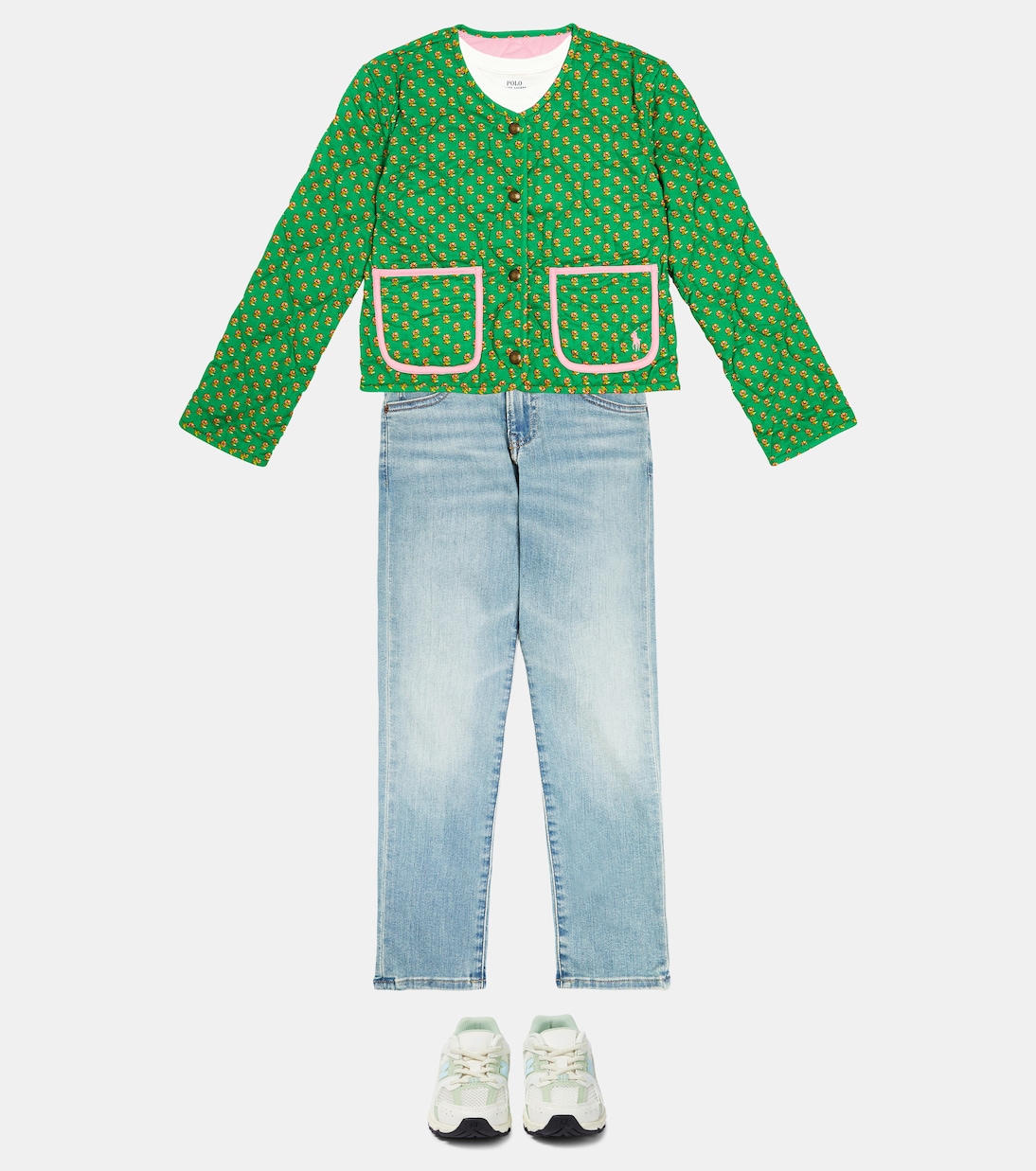 Reversible quilted cotton jacket | Polo Ralph Lauren Kids