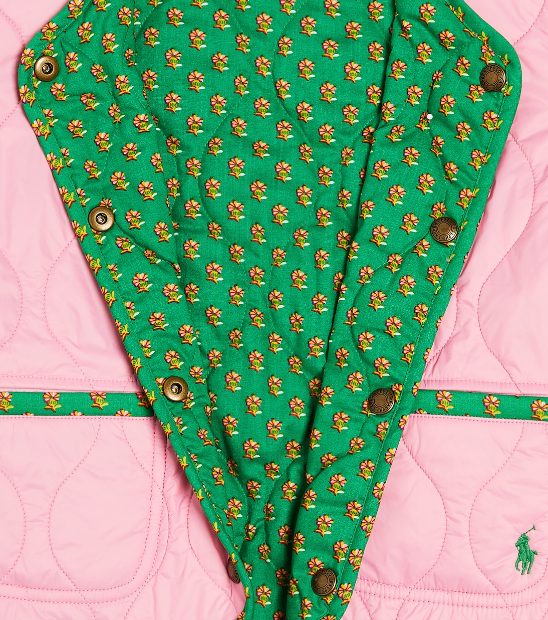 Reversible quilted cotton jacket | Polo Ralph Lauren Kids