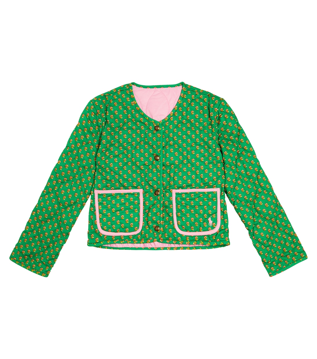 Reversible quilted cotton jacket | Polo Ralph Lauren Kids