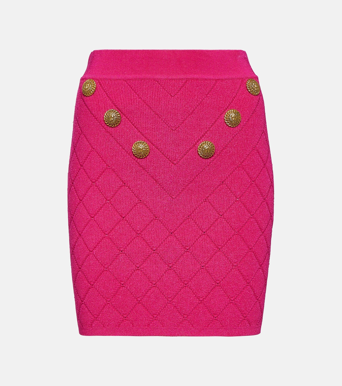 Minifalda de punto adornada | Balmain