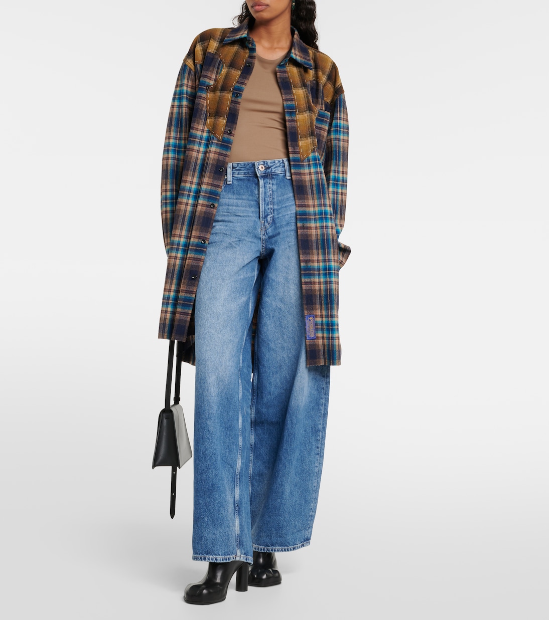 Jean ample Mari à taille haute | AG Jeans