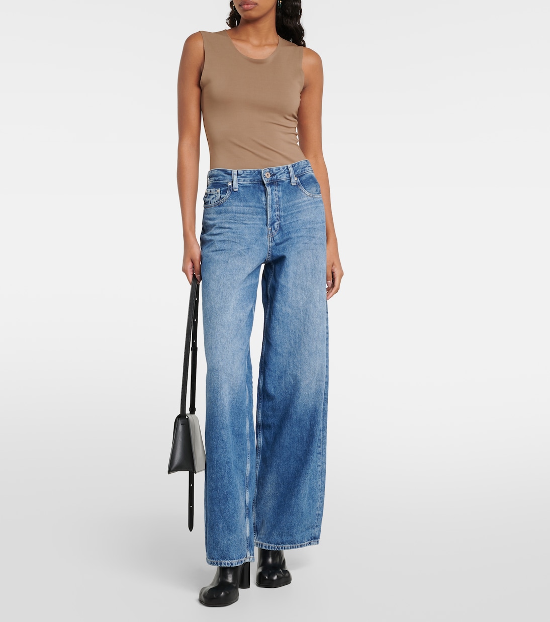 Jean ample Mari à taille haute | AG Jeans