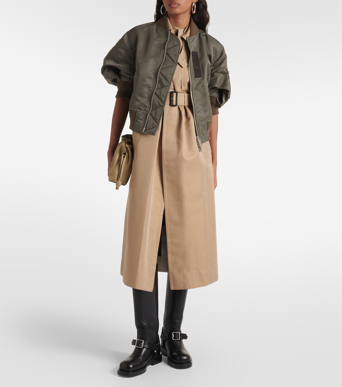 Zipped bomber jacket | Sacai