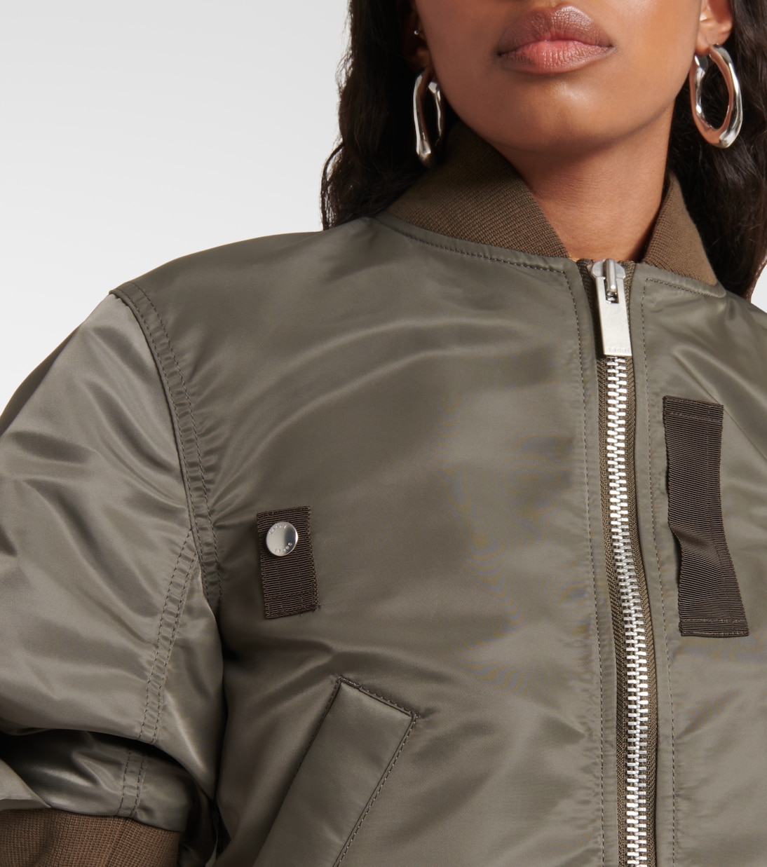 Zipped bomber jacket | Sacai