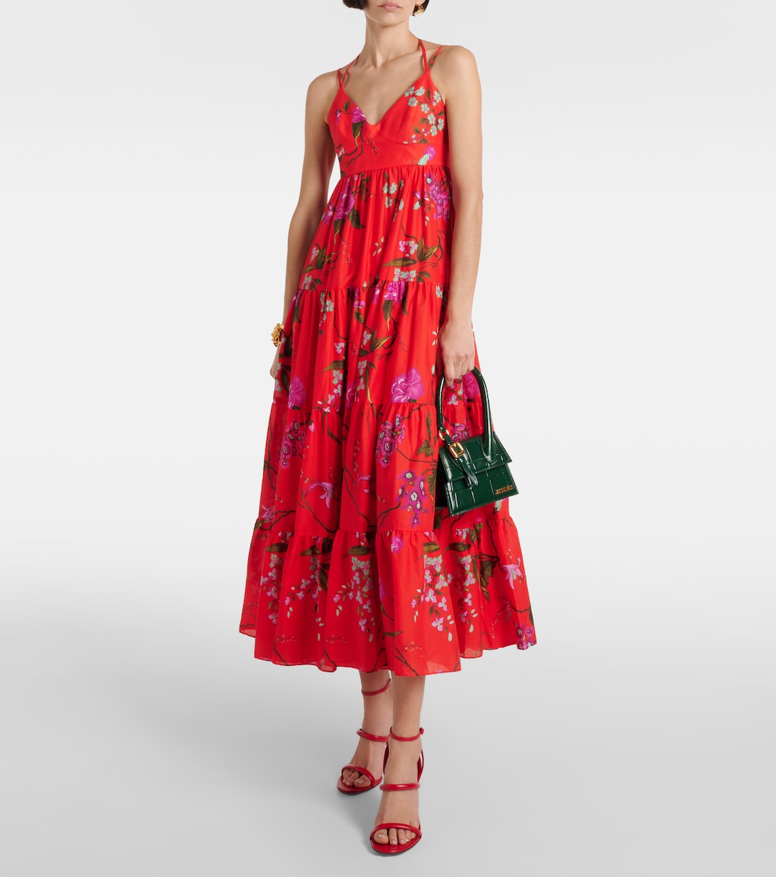 Midikleid aus einem Baumwollgemisch | Erdem