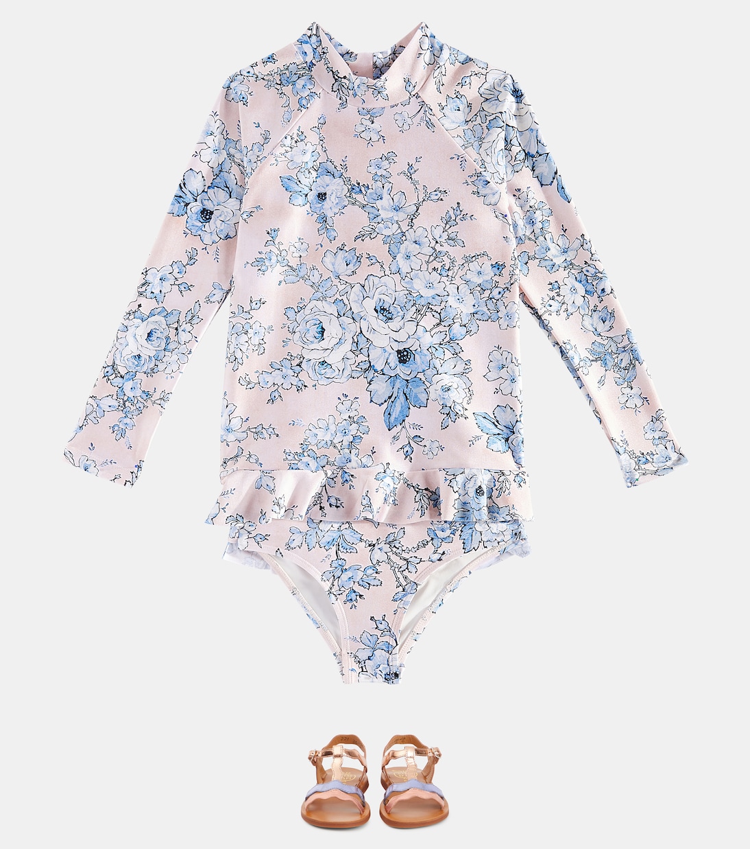 Bedrucktes Bikini-Höschen Halliday | Zimmermann Kids