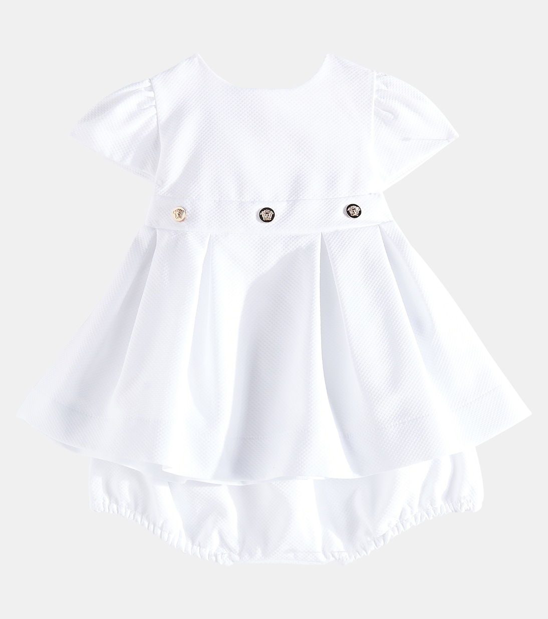Baby - Abito e culottes in cotone | Versace Kids