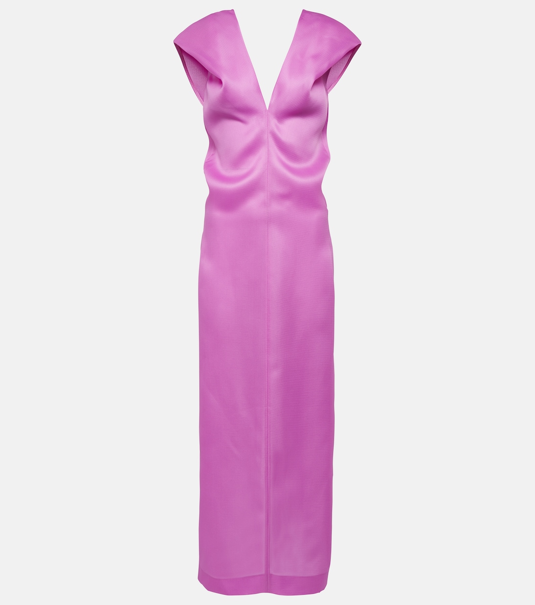 Robe midi Ima en soie | Khaite