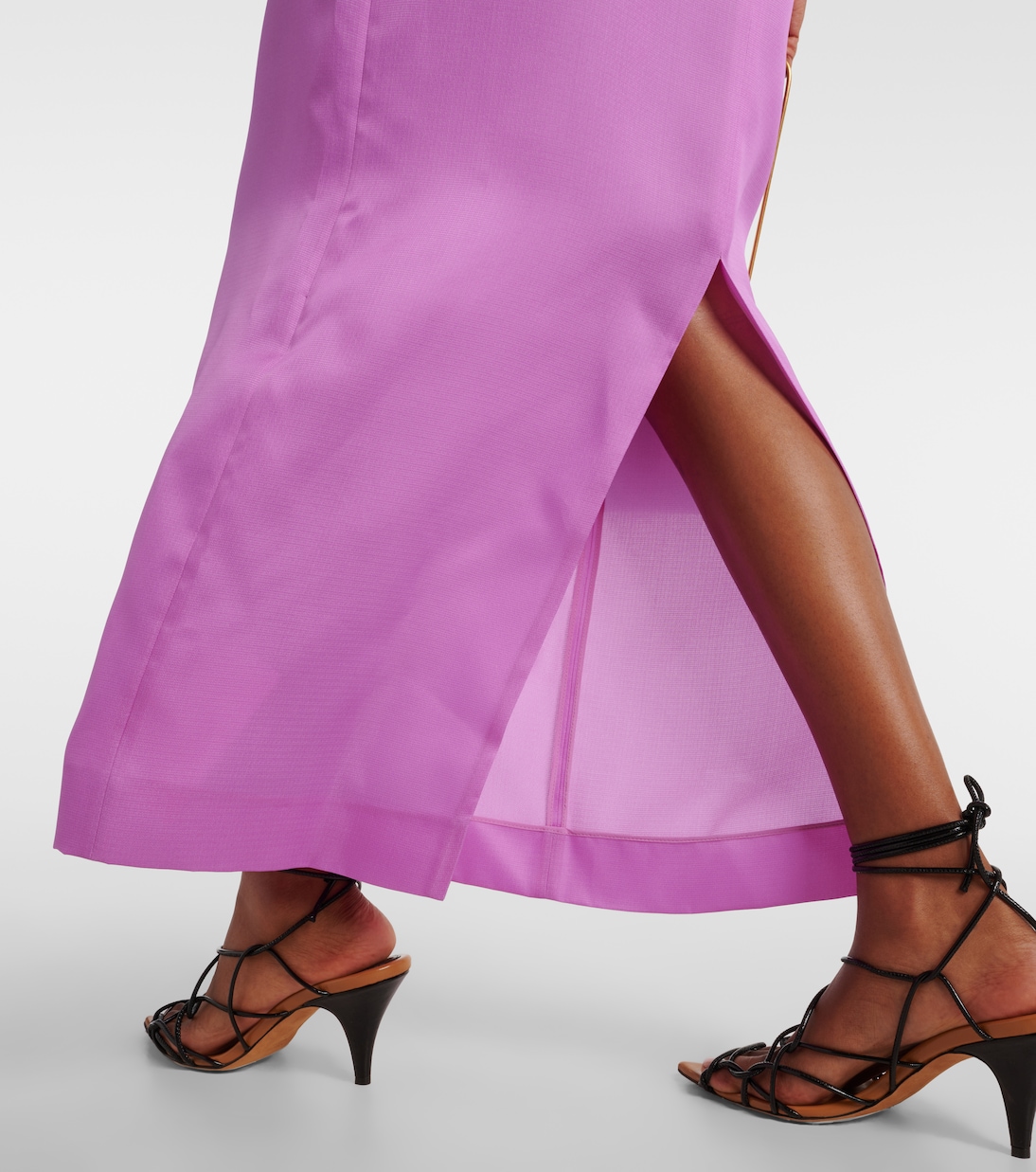 Robe midi Ima en soie | Khaite