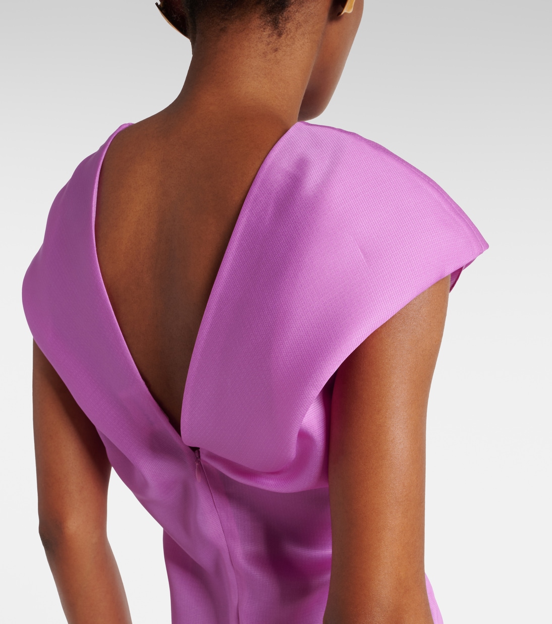 Robe midi Ima en soie | Khaite