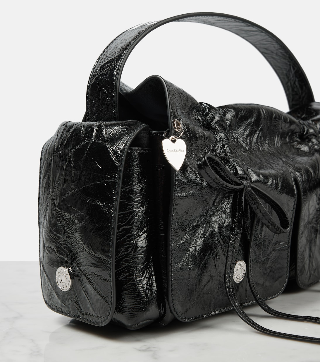Schultertasche Multipocket aus Leder | Acne Studios
