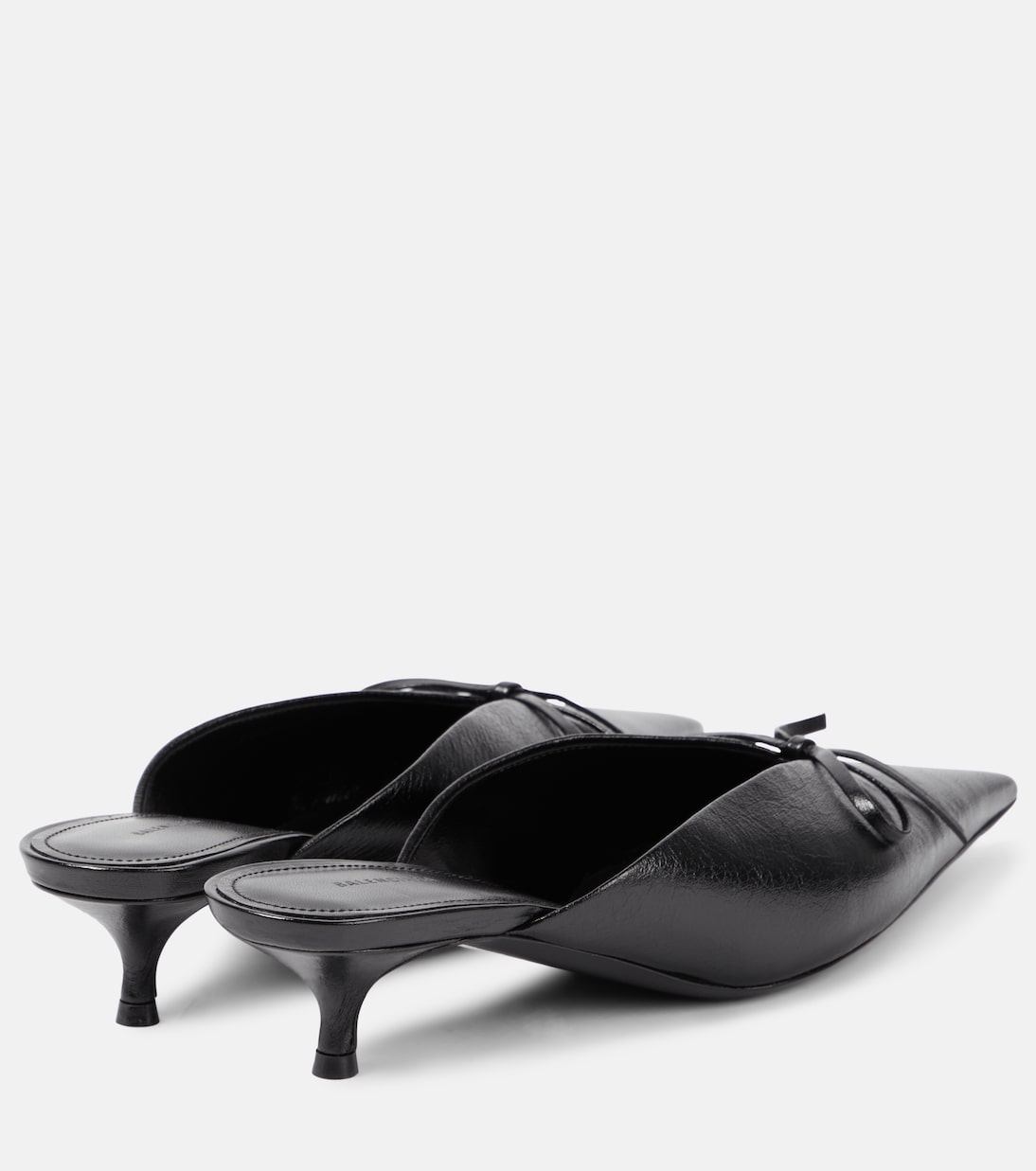 Mules Knife Bow en cuir | Balenciaga