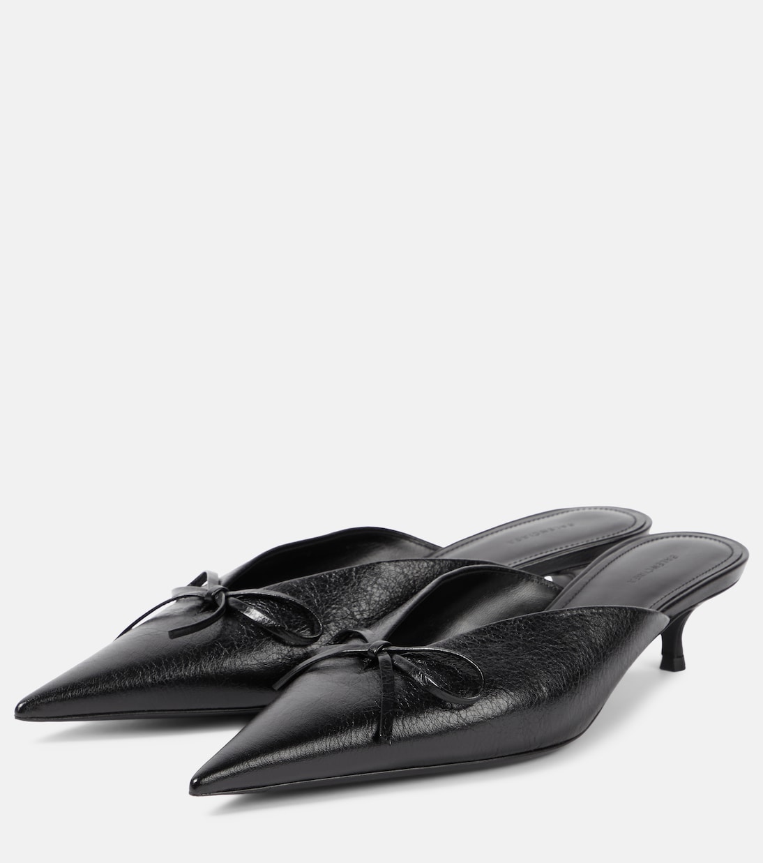 Mules Knife Bow en cuir | Balenciaga