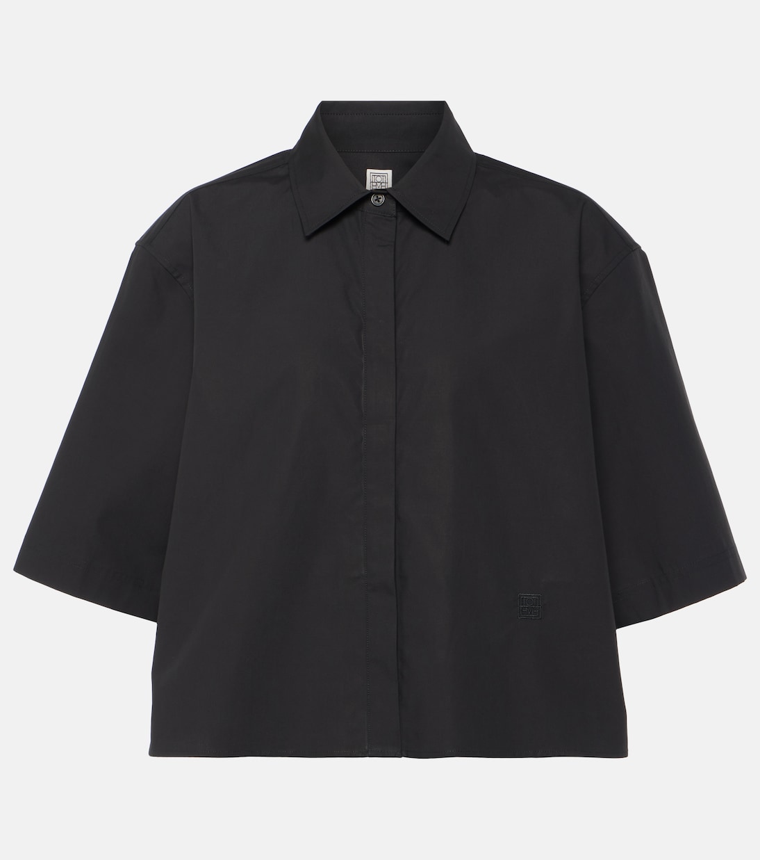 Cropped-Hemd aus Baumwolle | Toteme