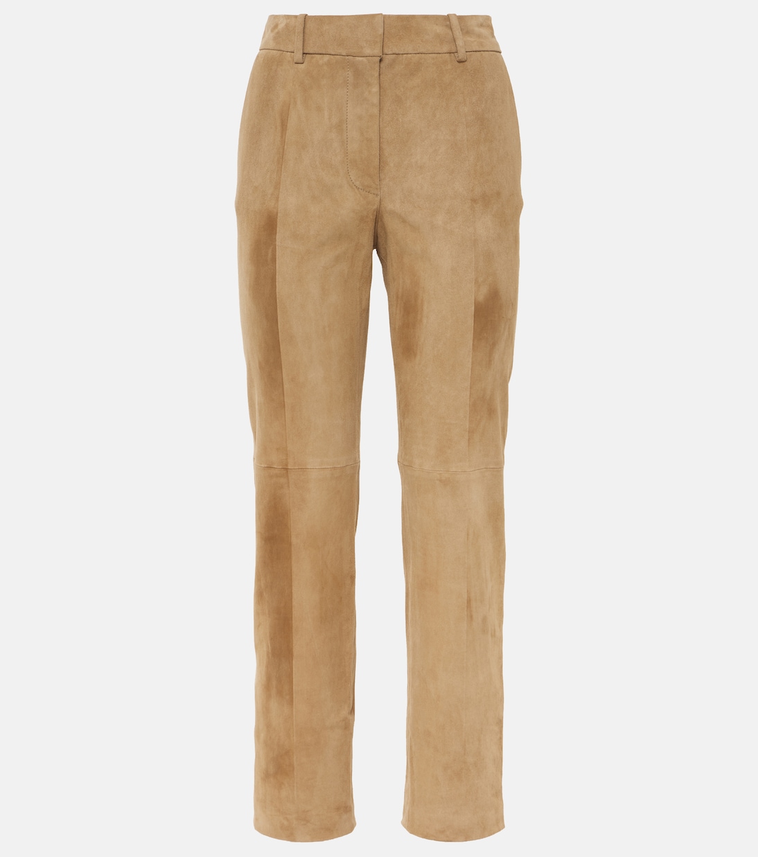 Pantaloni regular Coleman in suede | Joseph