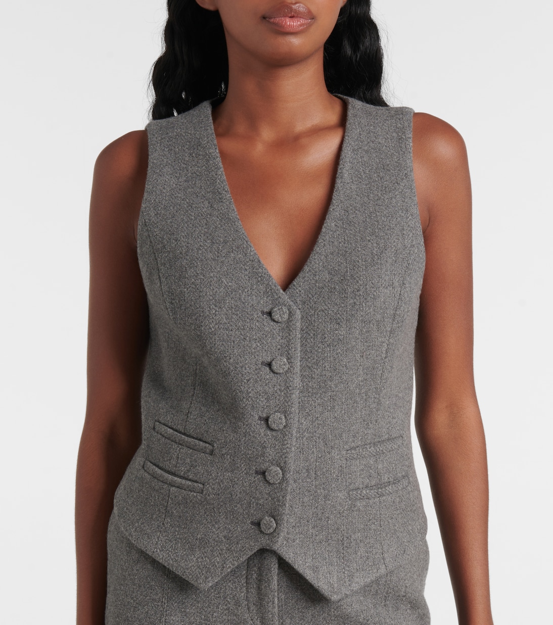 Coleridge wool and cashmere vest | Gabriela Hearst