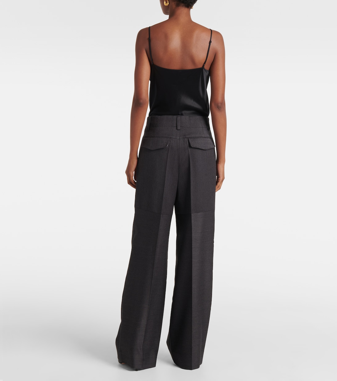 Weite Hose aus Wolle | Victoria Beckham