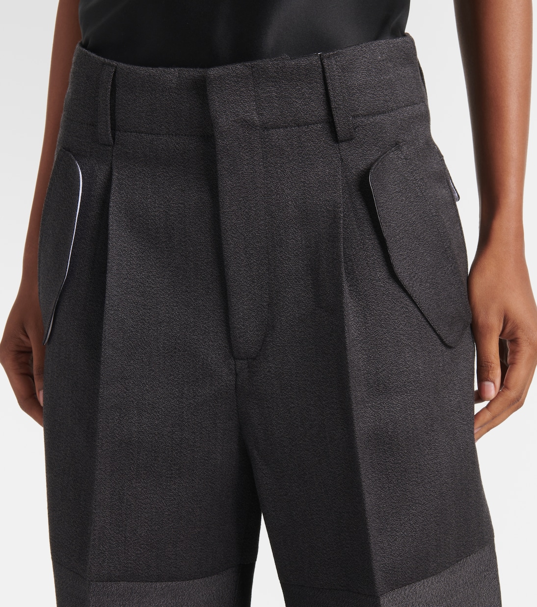 Weite Hose aus Wolle | Victoria Beckham