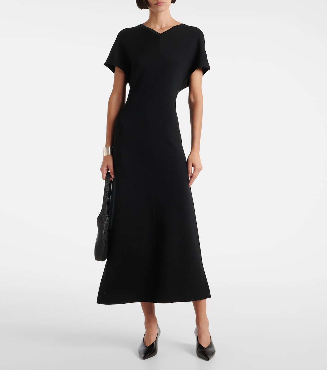 Vestido largo de mezcla de lana | Dorothee Schumacher