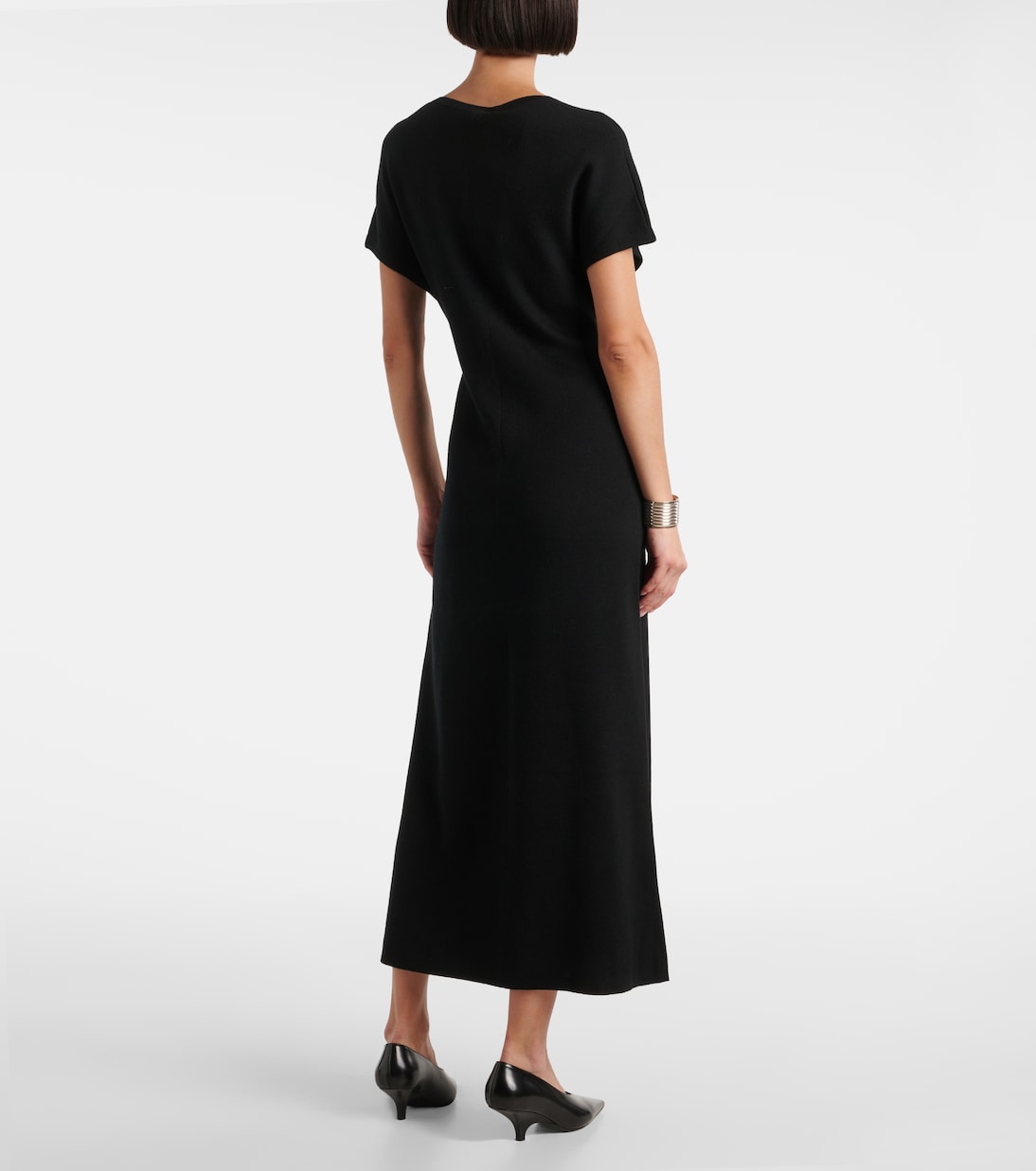 Vestido largo de mezcla de lana | Dorothee Schumacher