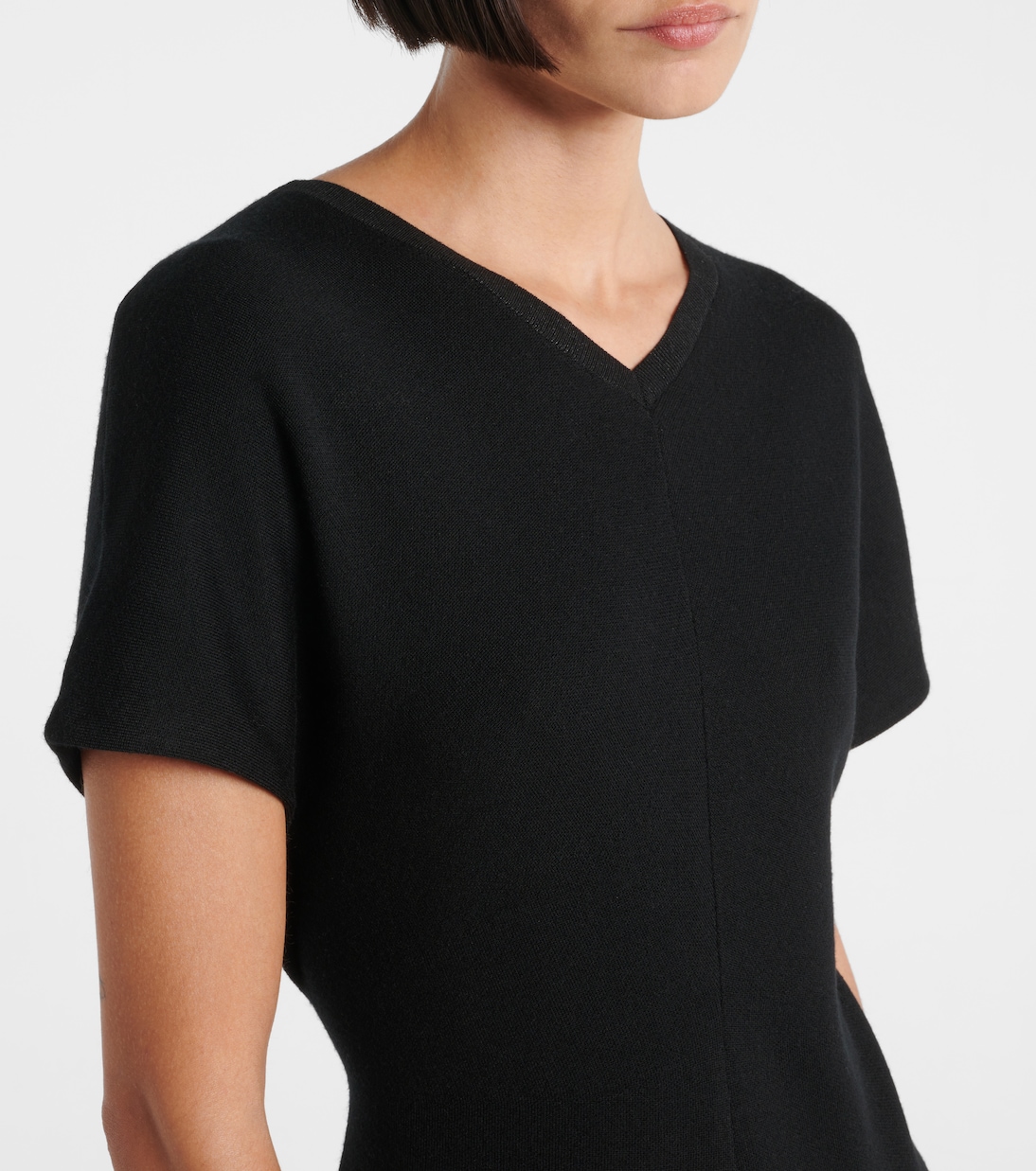 Vestido largo de mezcla de lana | Dorothee Schumacher