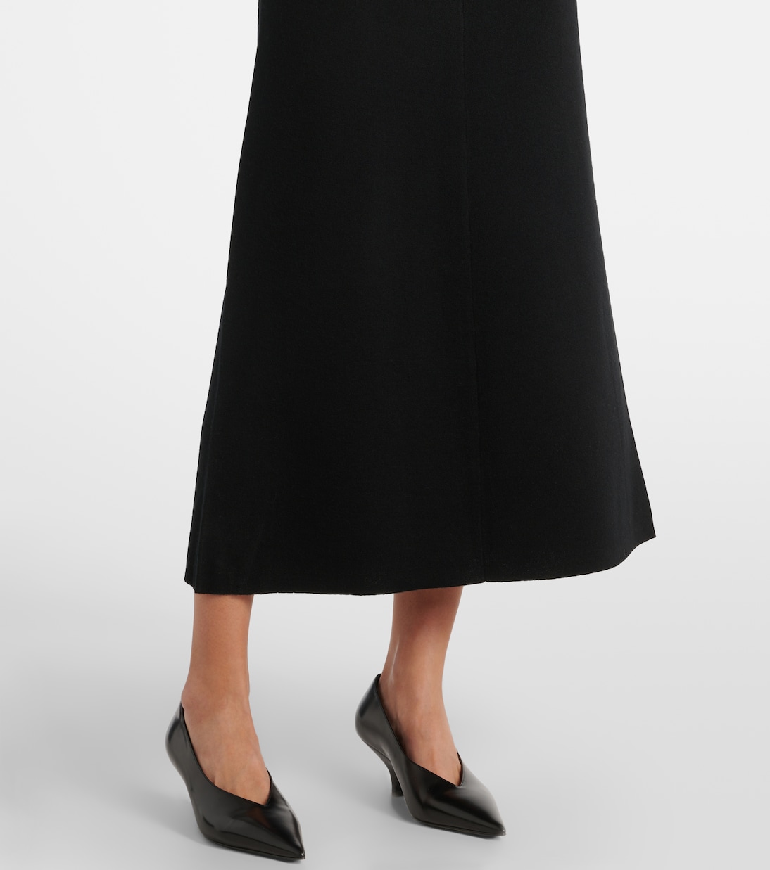 Vestido largo de mezcla de lana | Dorothee Schumacher