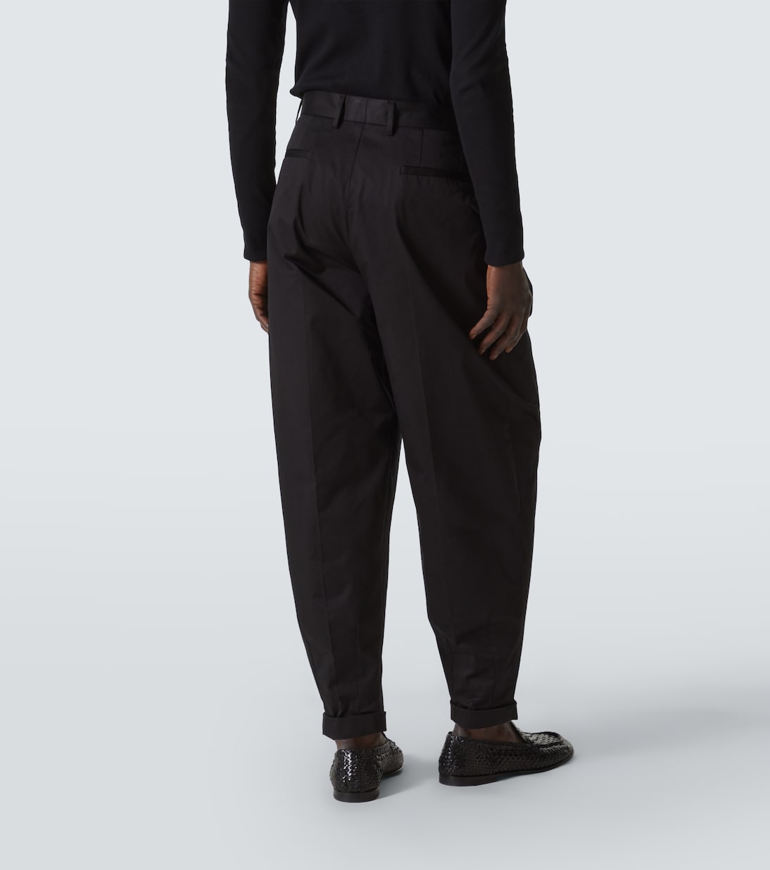 Pantalones tapered de mezcla de algodón | Dolce&Gabbana