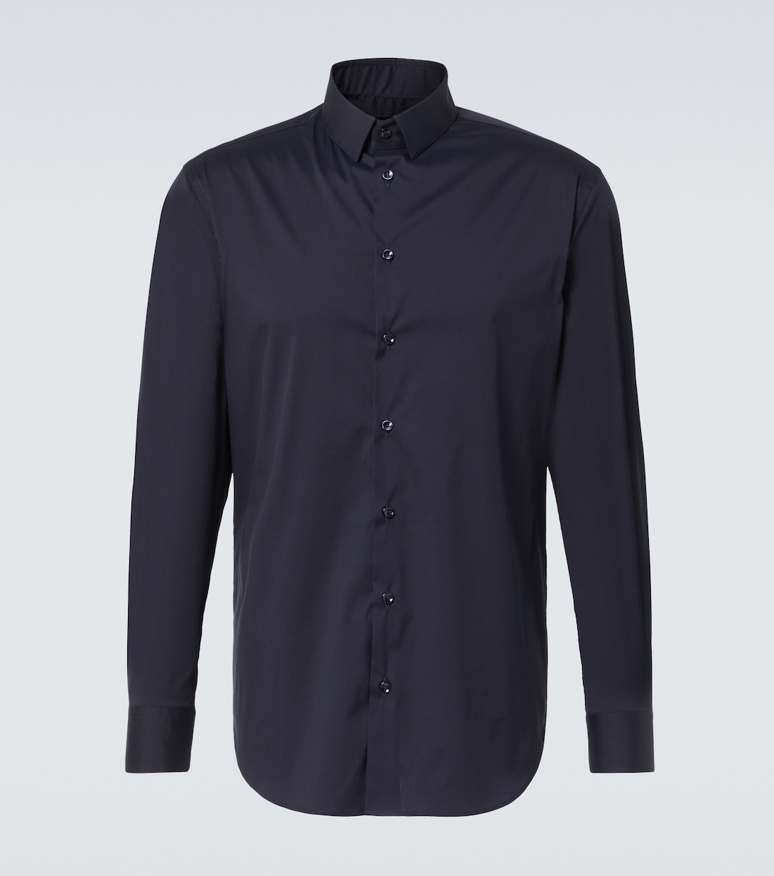 Camicia in popeline di misto cotone | Giorgio Armani