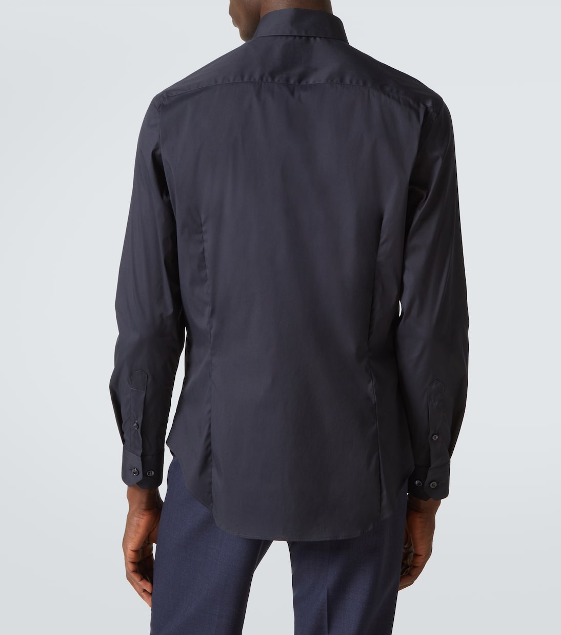 Camicia in popeline di misto cotone | Giorgio Armani