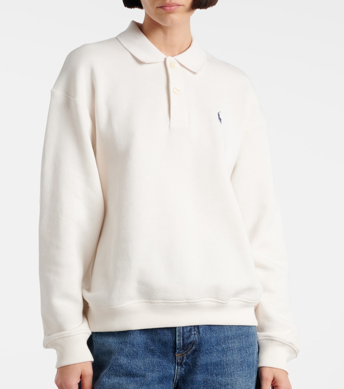 Sudadera tipo polo en mezcla de algodón | Polo Ralph Lauren
