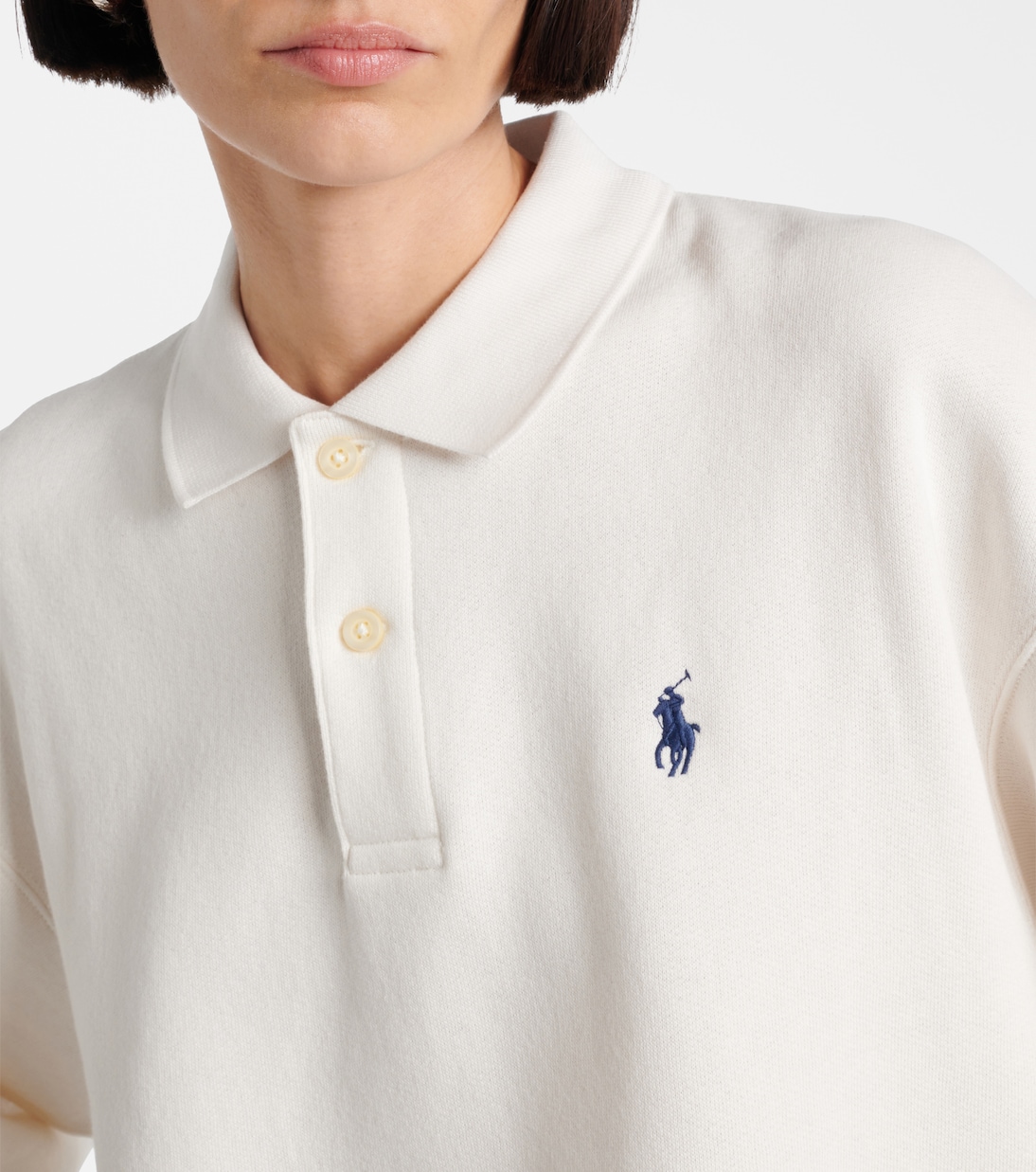 Sudadera tipo polo en mezcla de algodón | Polo Ralph Lauren