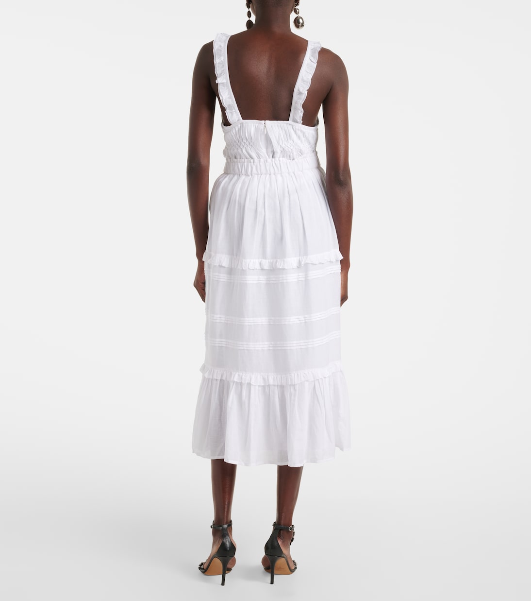 Jupe longue Diya en coton mélangé | Marant Etoile