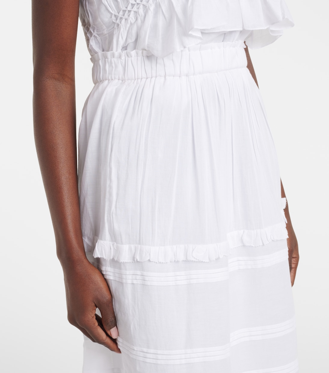Jupe longue Diya en coton mélangé | Marant Etoile