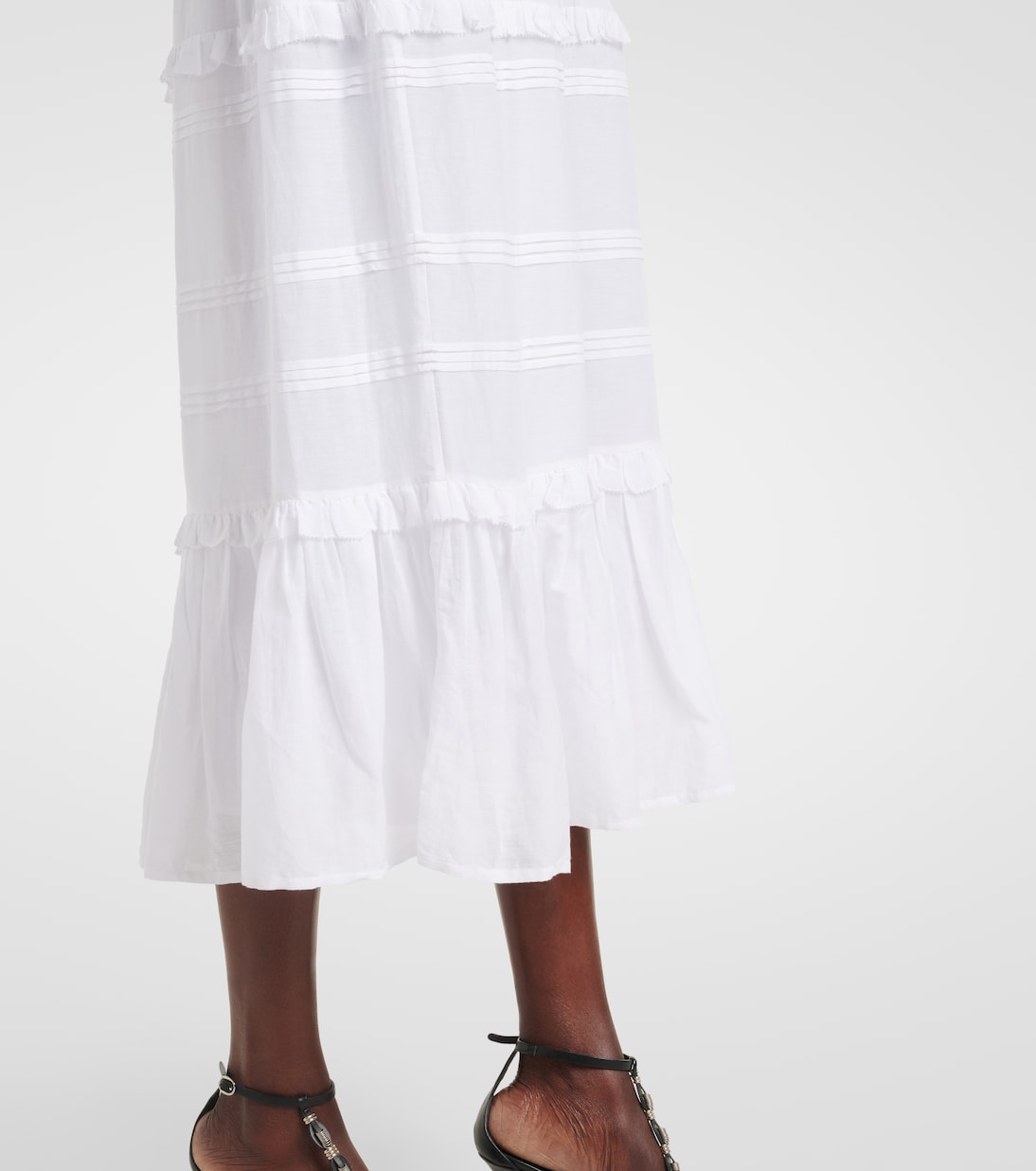 Jupe longue Diya en coton mélangé | Marant Etoile