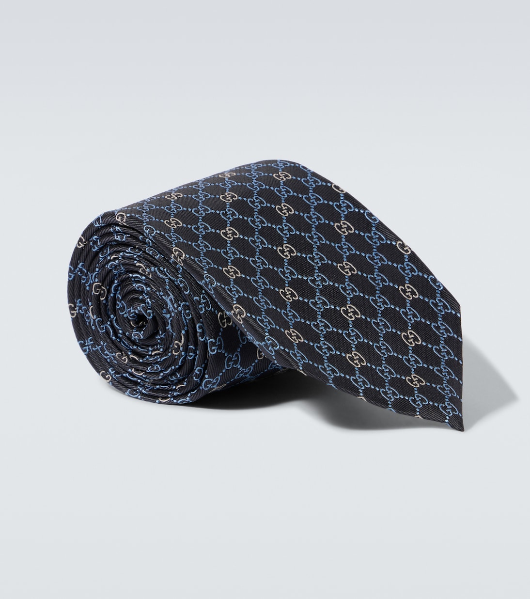 Cravatta in jacquard GG di seta | Gucci