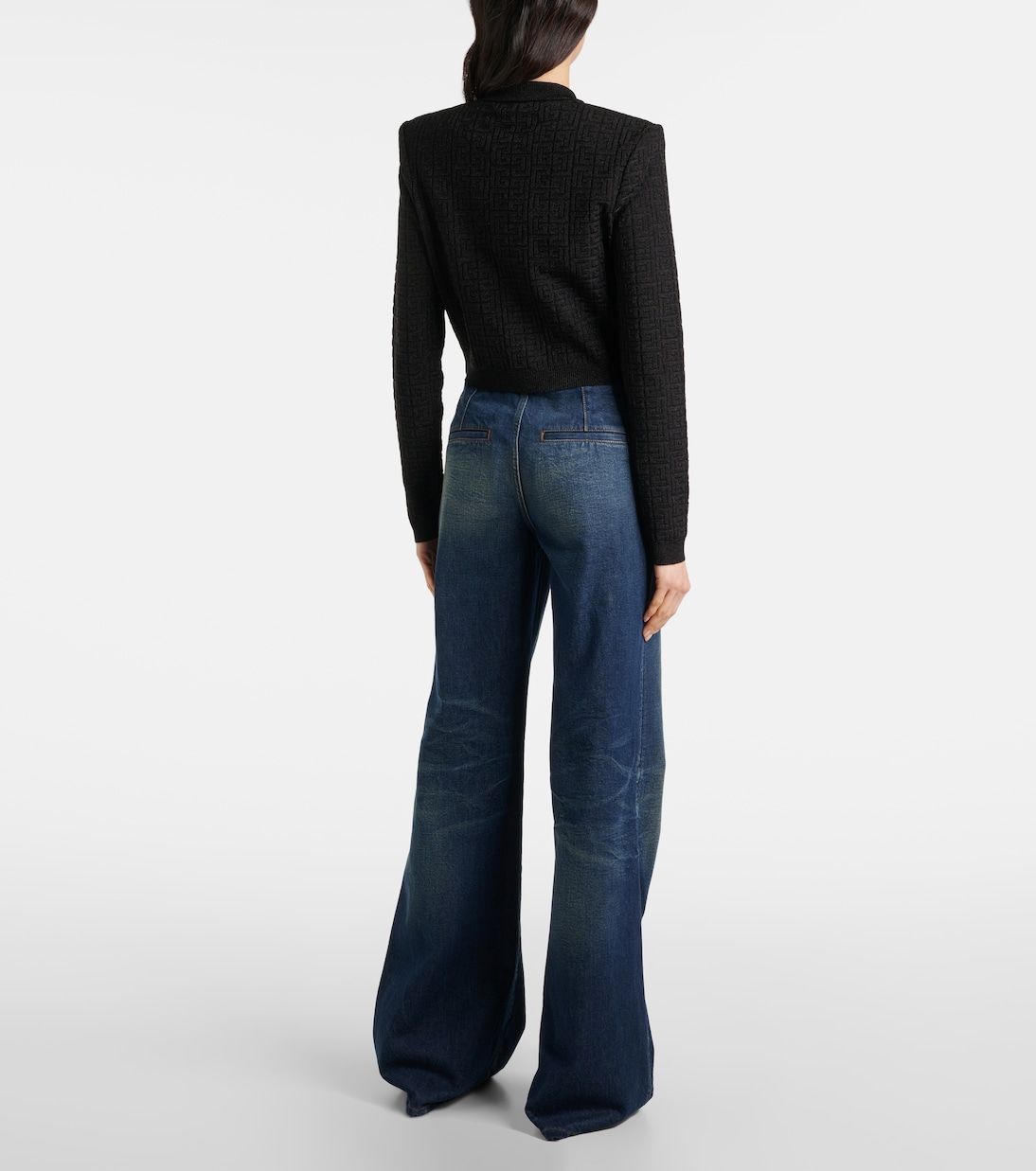 Cardigan PB Labyrinth con lamé | Balmain