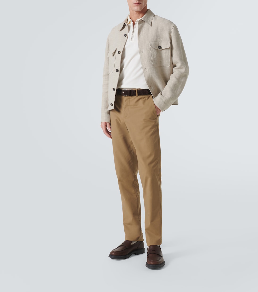 Regatta cotton-blend piqué polo shirt | Loro Piana