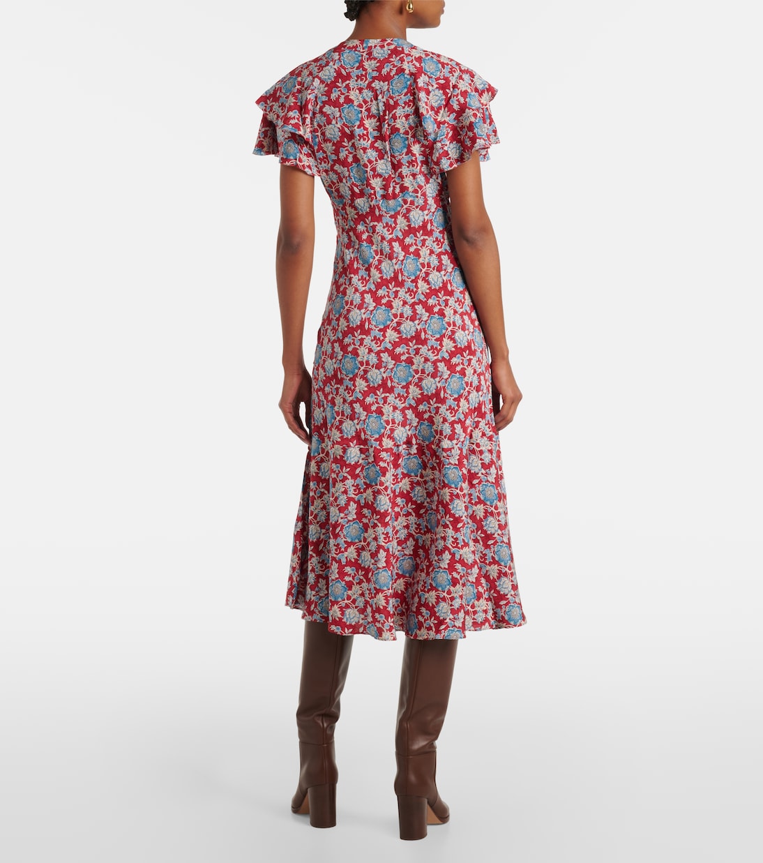 Bedrucktes Midikleid aus Seide | Polo Ralph Lauren