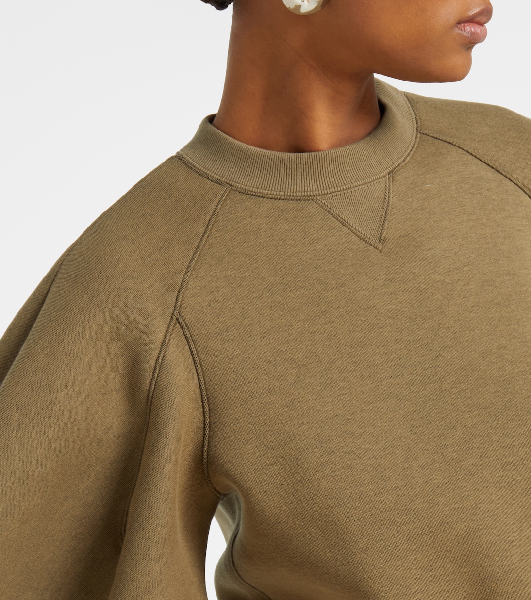 Top en jersey de mezcla de algodón | Sacai