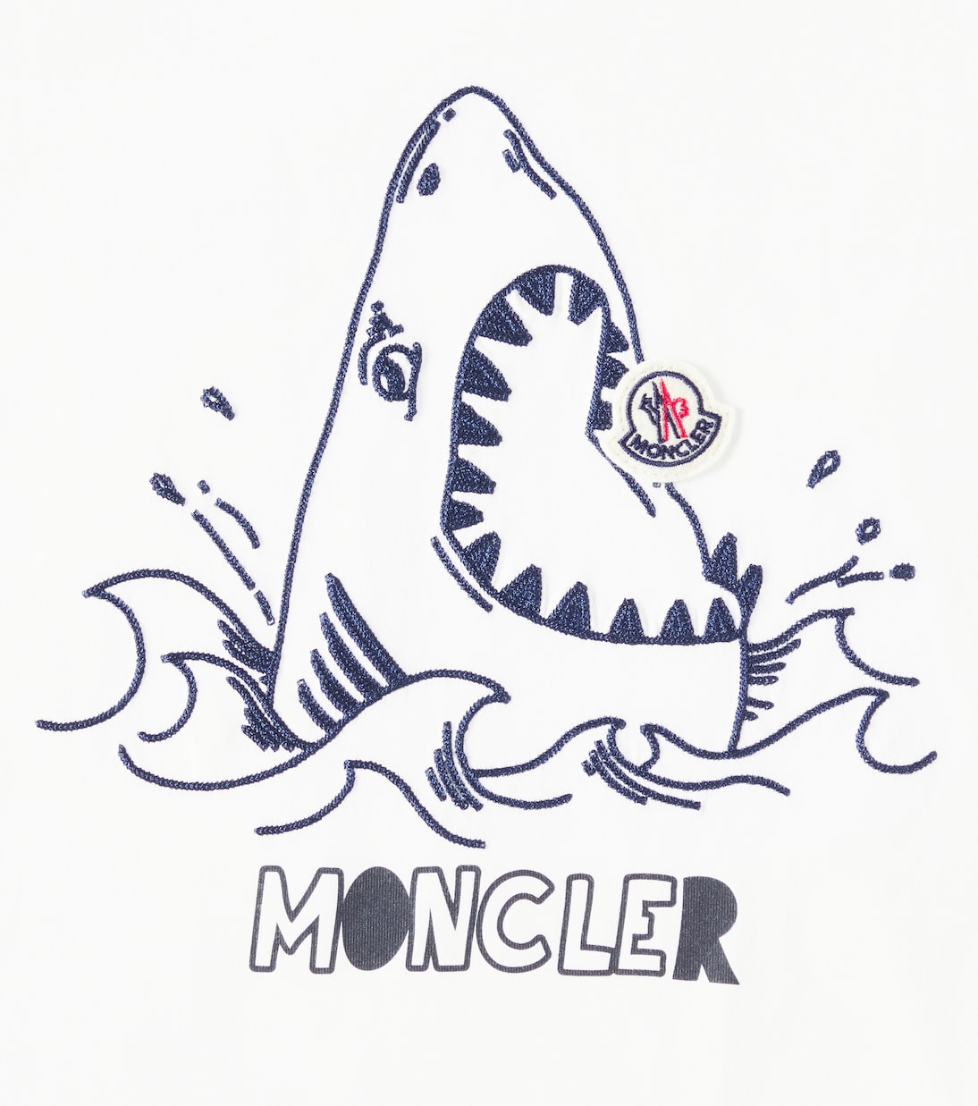 Camiseta en jersey de algodón con logo | Moncler Enfant